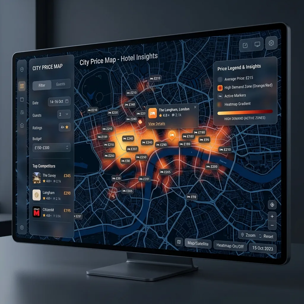 Interactive City Price Map