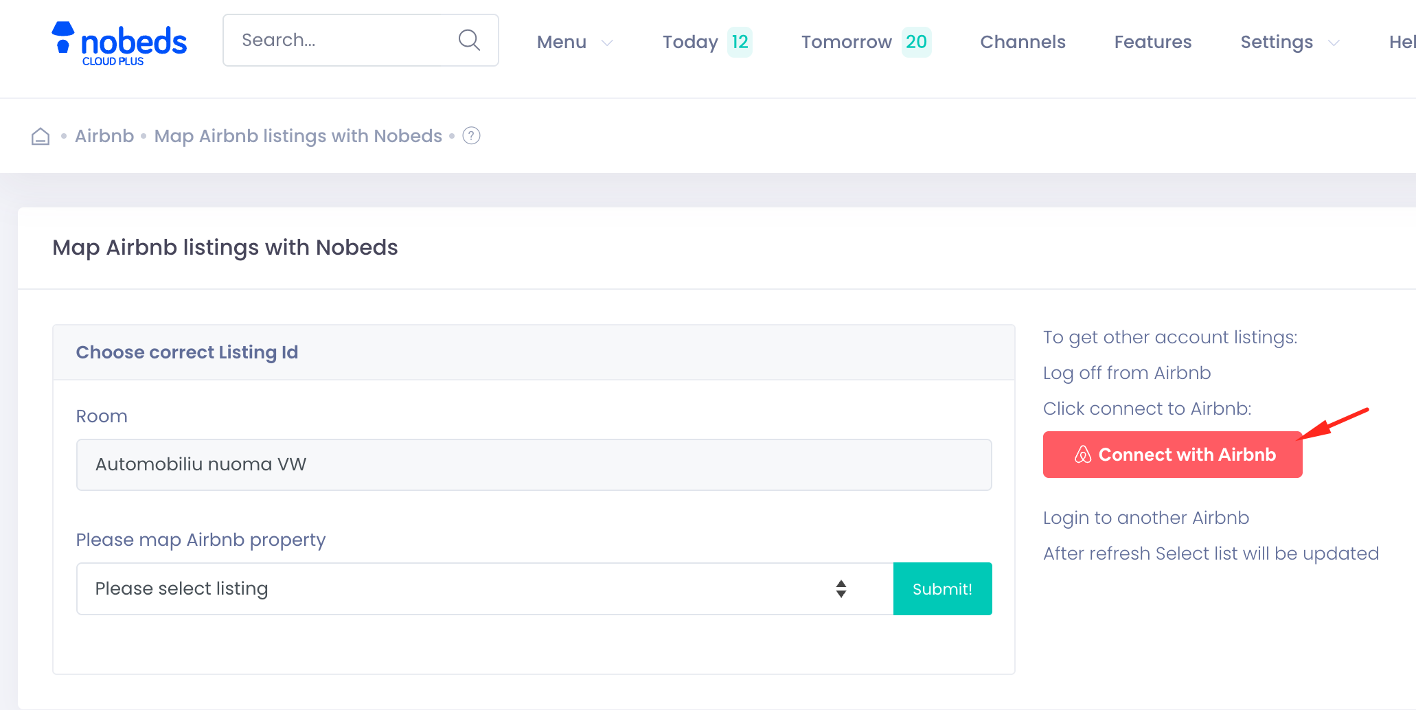 Logging off from Airbnb