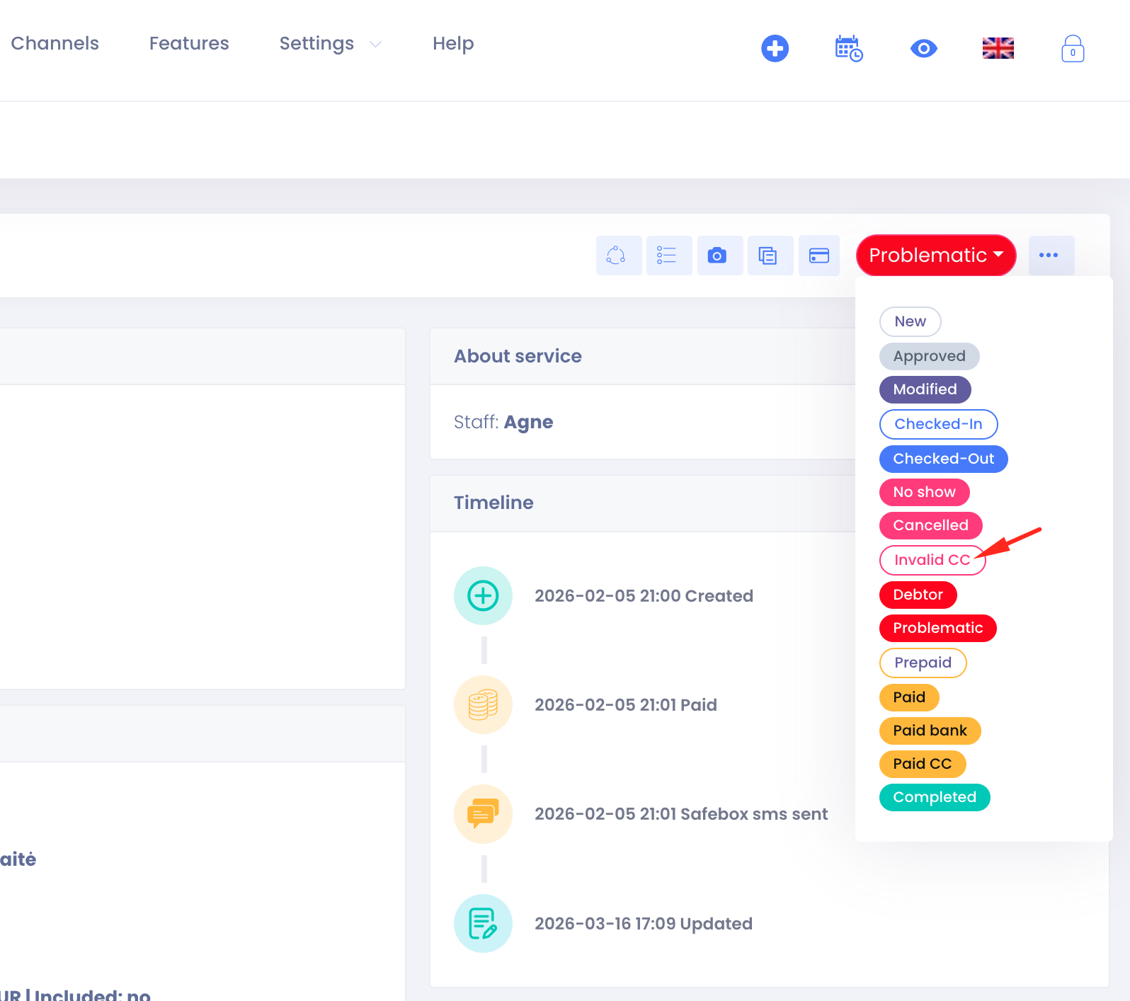 Automatische erneute Belastung
