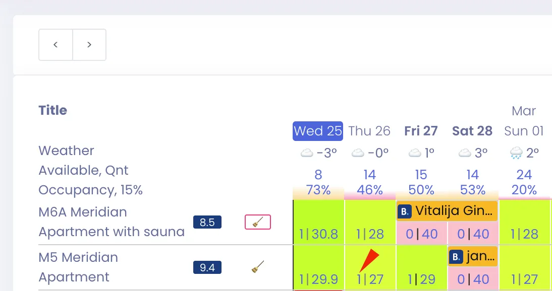Select Date on Calendar