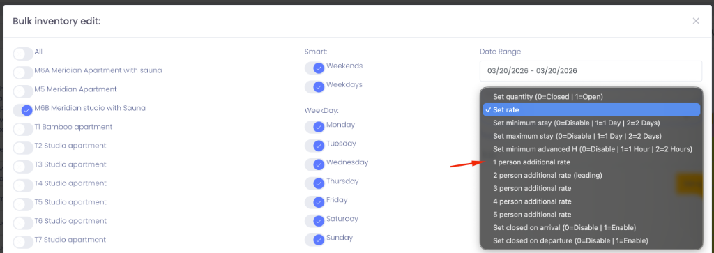 Step 3 — Select Occupancy Option