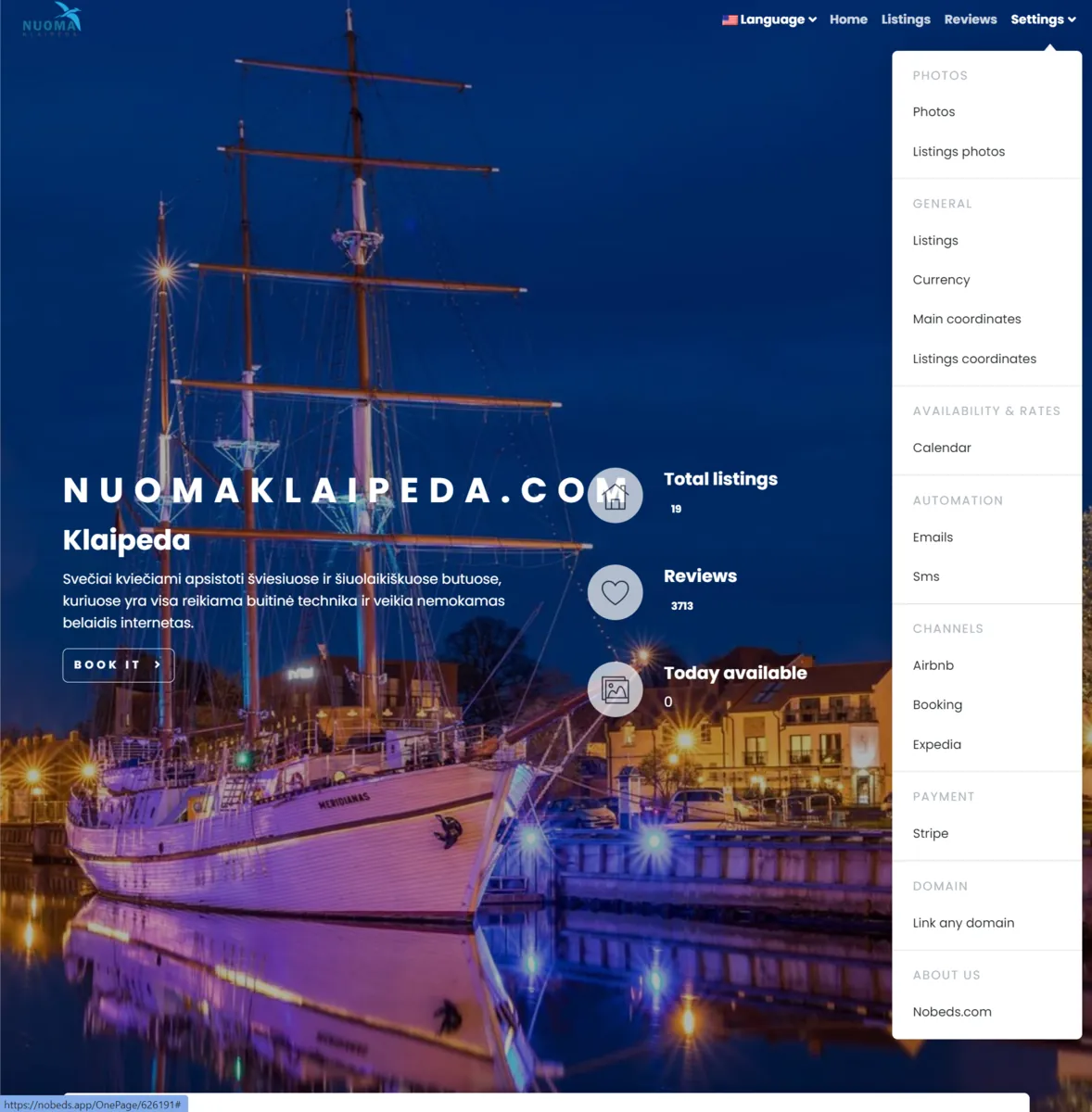 Kostenlose Immobilien-Website