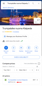 Free Google hotel ads